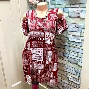 Mini In Cold Shoulder Dress